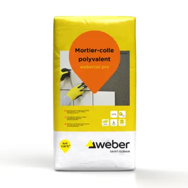 Webercol Pro (C2TE) - Improved cement based tile adhesive (latex modified)