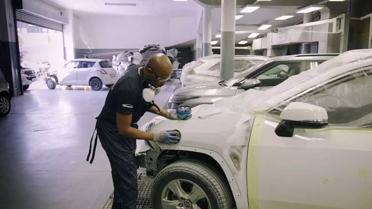 Primer Sanding & Paint Preparation in a Body Shop| Demo thumbnail